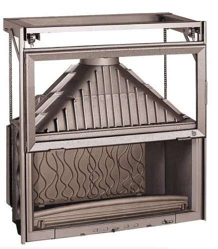 Каминная топка Invicta 1100 Grand Vision с подъёмом  Амазонка бай фото в Слуцке