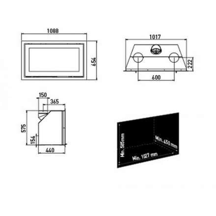 Каминная топка Lotus H570 WR в Слуцке