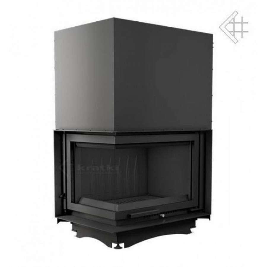 Каминная топка Kratki Zuzia/L/BS/G (угловое стекло слева, гильотина) Амазонка бай фото в Слуцке