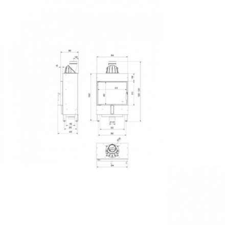 Каминная топка Kratki Lucy/12/Slim в Слуцке