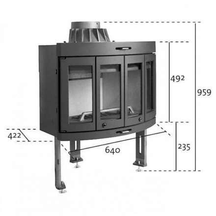 Каминная топка Jotul I400 Harmony в Слуцке