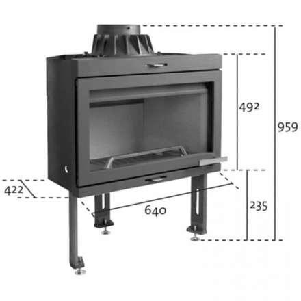 Каминная топка Jotul I 400 Panorama в Слуцке