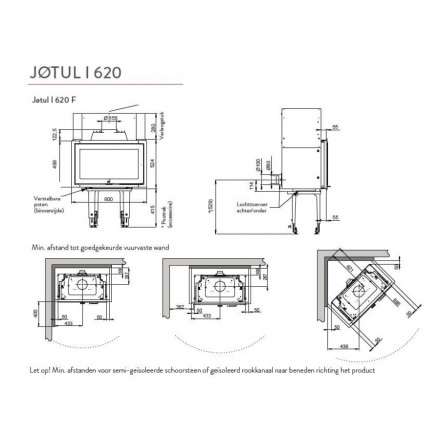 Каминная топка Jotul I 620 FR в Слуцке