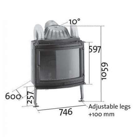 Каминная топка Jotul I 18 Panorama в Слуцке