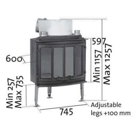 Каминная топка Jotul I 18 Harmony в Слуцке