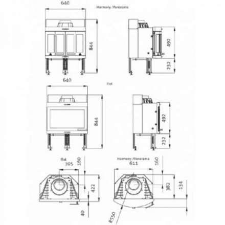 Каминная топка Jotul I 400 Flat BP в Слуцке
