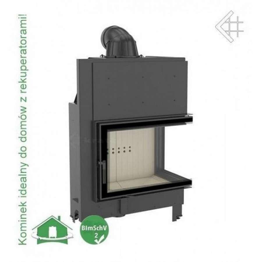 Каминная топка Kratki MBA/P/BS (угловое стекло справа) Амазонка бай фото в Слуцке