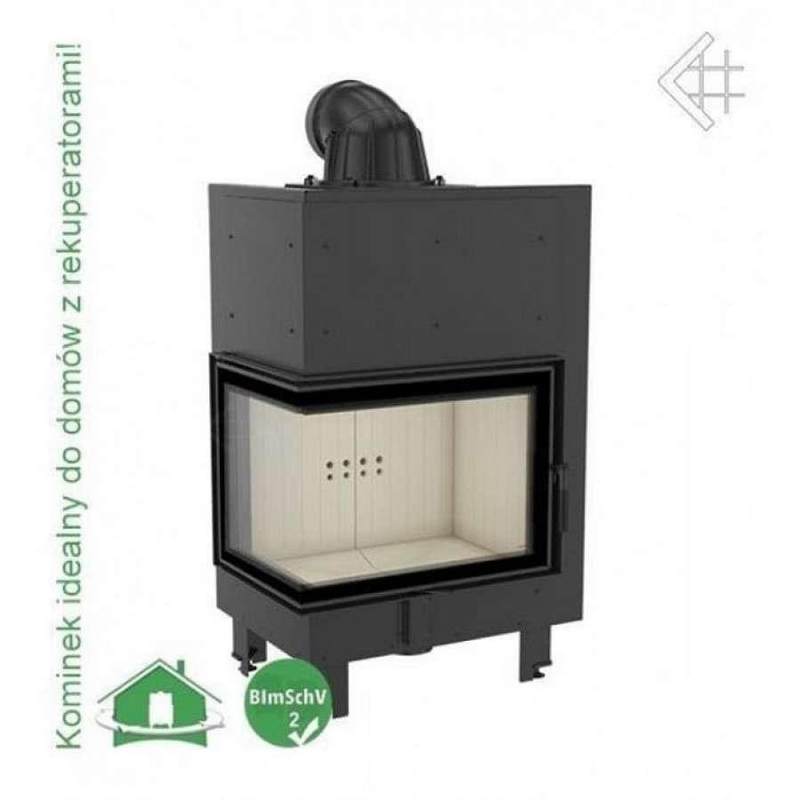 Каминная топка Kratki MBZ/P/BS (угловое стекло справа) Амазонка бай фото в Слуцке