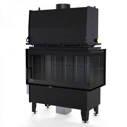 Каминная топка Defro Home RIVA ME BP SHORT угловая, с водяным контуром в Слуцке