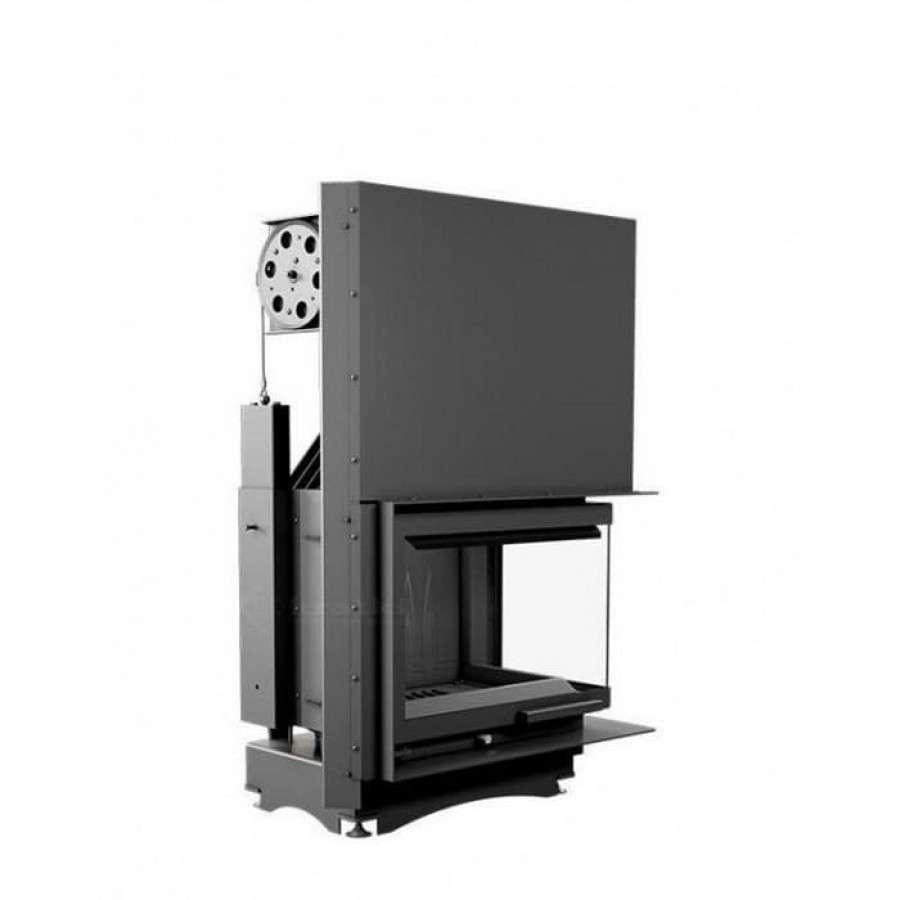 Каминная топка Kratki Maja/P/BS/G (угловое стекло справа,гильотина) Амазонка бай фото в Слуцке