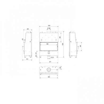 Каминная топка Kratki Lucy/PW/20/W в Слуцке
