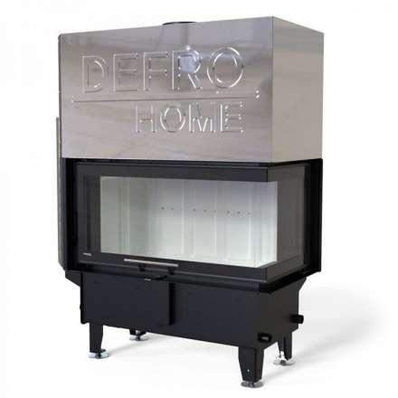 Каминная топка DEFRO HOME RIVA ME BL G SHORT угловая с водяным контуром и подъемом стекла вверх в Слуцке