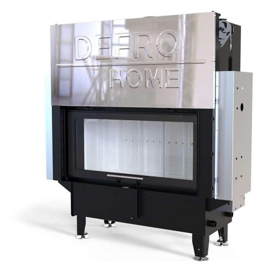 Каминная топка Defro Home RIVA LA G SHORT с водяным контуром и подъемом стекла вверх Амазонка бай фото в Слуцке