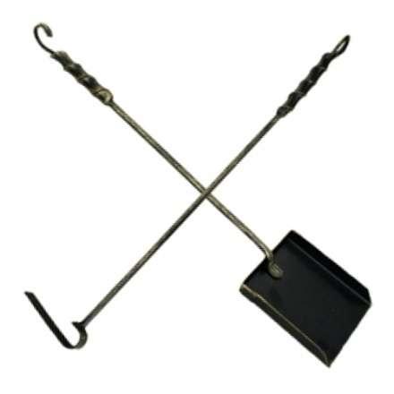 Набор кочерга и совок Везувий кованный купить в Слуцке