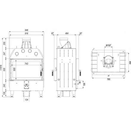 Каминная топка DEFRO HOME INTRA ME T в Слуцке