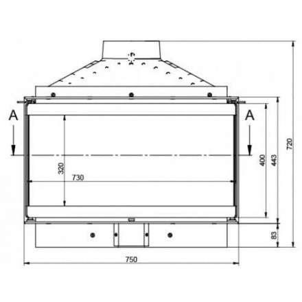 Каминная топка KFD ECO iMAX 7 3F standard в Слуцке