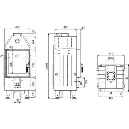 Каминная топка DEFRO HOME INTRA XSM в Слуцке