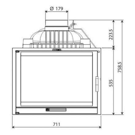 Каминная топка NORDflam LB CDP в Слуцке
