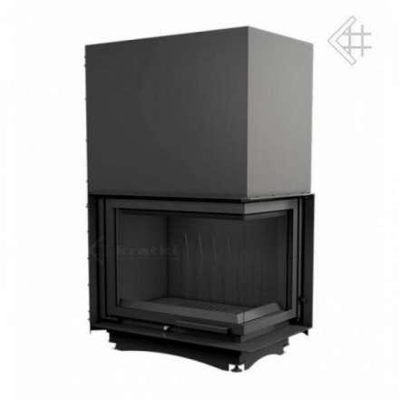 Каминная топка Kratki Amelia/P/BS/G (угловое стекло справа, гильотина) в Слуцке