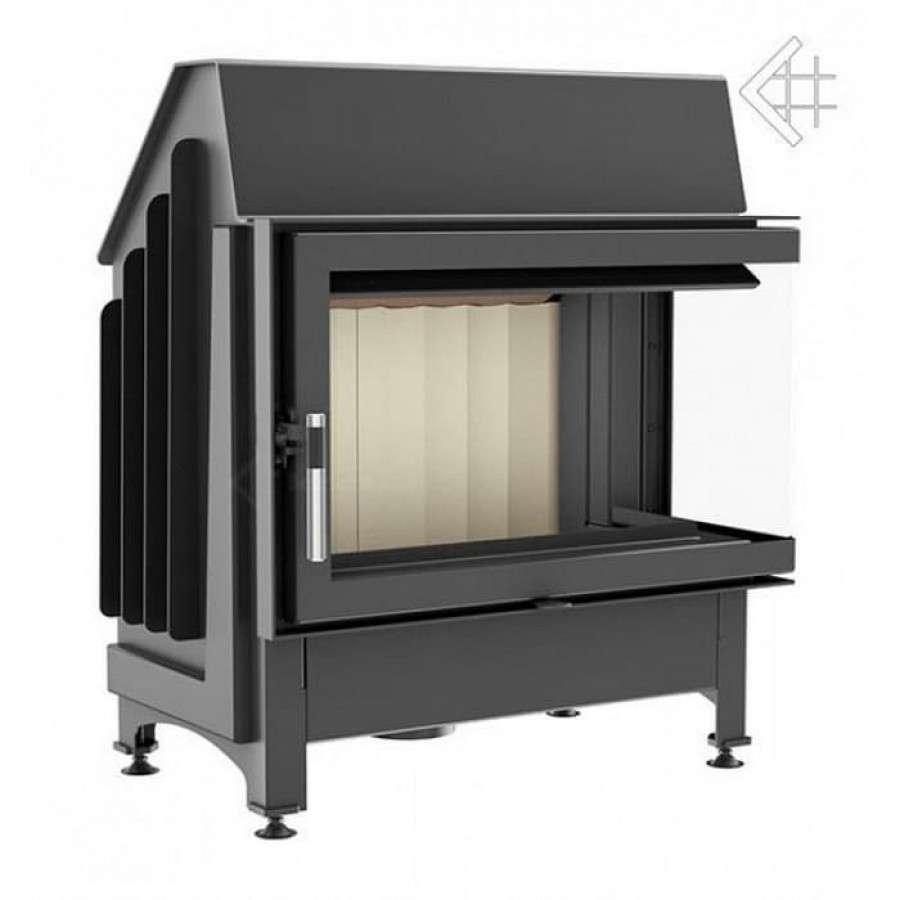 Каминная топка Kratki Zibi/P/BS (угловое стекло справа) Амазонка бай фото в Слуцке