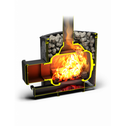 Печь для бани Теплодар Былина-24Ч Панорама (1.1) в Слуцке