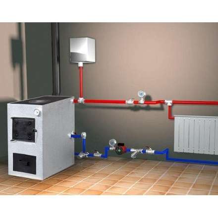 Котел твердотопливный стальной Сибирь КВО 12 Амазонка бай фото в Слуцке