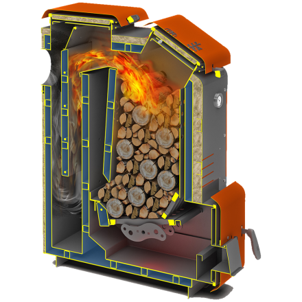 Твердотопливный котел Теплодар Куппер Мега 20 Амазонка бай фото в Слуцке