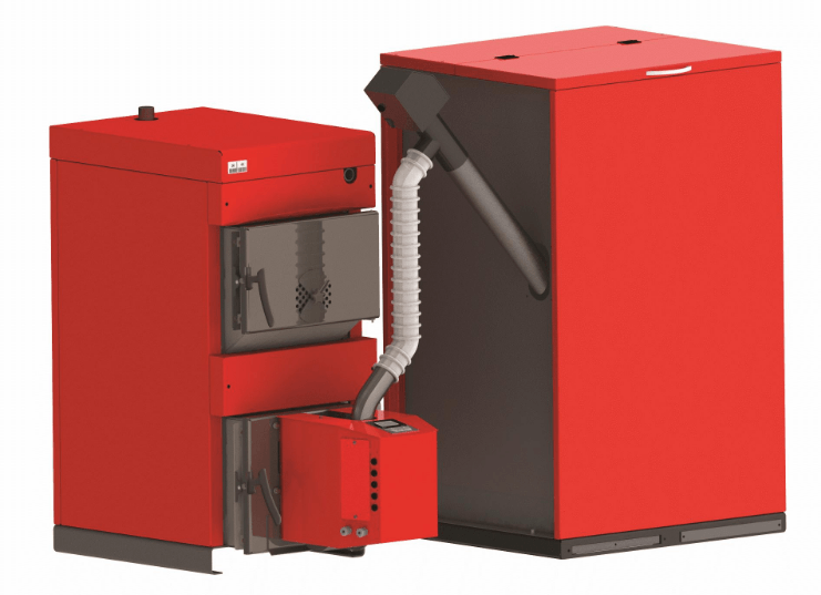 Твердотопливный котел BURNiT WBS-N 30 с пеллетной горелкой купить в Слуцке