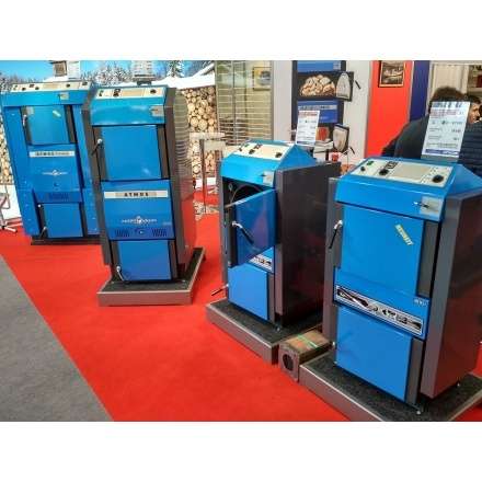 Твердотопливный котёл Atmos DC 18 S с горелкой и бункером Амазонка бай фото в Слуцке