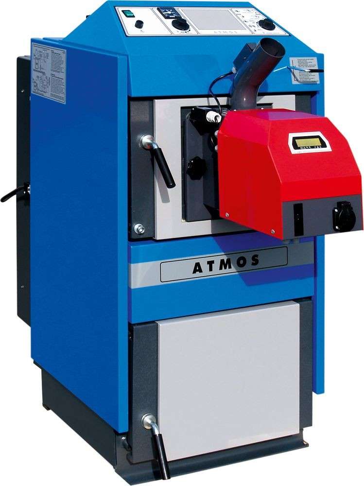 Твердотопливный котёл Atmos DC 50 S с пеллетной горелкой Амазонка бай фото в Слуцке