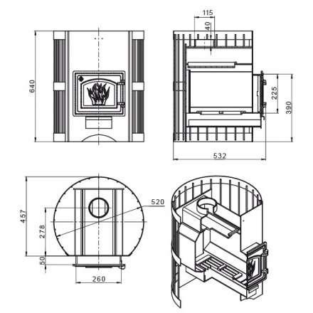 Печь для бани Везувий Скиф Стандарт 16 (ДТ-3) б/в 2022 в Слуцке
