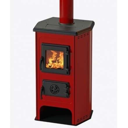 Печь-камин MBS Hit красный фото в Слуцке