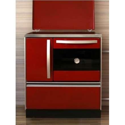 Плита на дровах MBS Royal 720 Plus P (с крышкой) красная в Слуцке