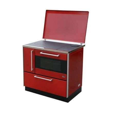 Плита на дровах MBS Royal 720 Plus P (с крышкой) красная Амазонка бай фото в Слуцке