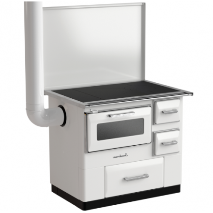 Плита на дровах Smederevac MBS 7 New Line (с крышкой) белая купить в Слуцке