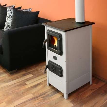 Печь-камин MBS Hera Plus белый в Слуцке