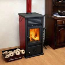 Купить Печь-камин MBS Vesta Plus красная в Слуцке в Слуцке