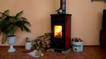 Купить Печь-камин MBS Vesta Plus красная в Слуцке в Слуцке