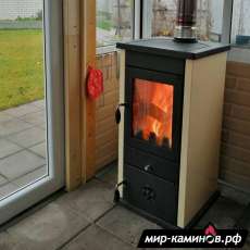 Печь-камин MBS Vesta Eco кремовая в Слуцке