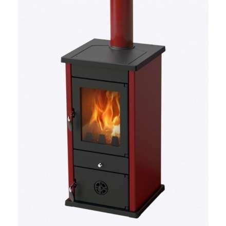 Печь-камин MBS Vesta Eco бордовая фото в Слуцке