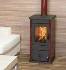 Купить Печь-камин MBS Vesta Eco бордовая в Слуцке в Слуцке