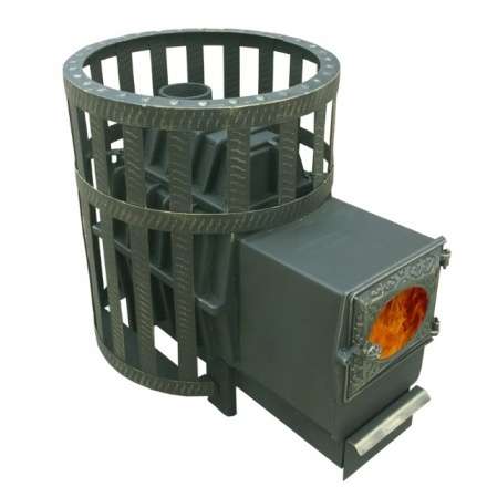 Печь Воевода 20 ДТ3-стекло сетчатый кожух купить в Слуцке