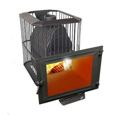 Печь Пегас 16 NEXT панорама сетка фото в Слуцке