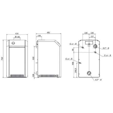 Газовый котел Лемакс Премиум 16 в Слуцке
