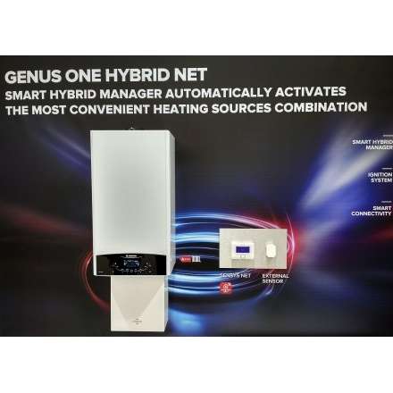 Конденсационный газовый котел Ariston GENUS ONE SYSTEM 24 в Слуцке