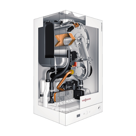 Конденсационный котел Viessmann Vitodens 50-W BPJD 24 кВт двухконтурный в Слуцке