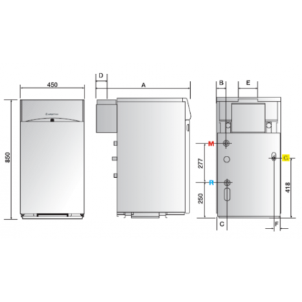 Газовый котел Ariston UNOBLOC G 38 RI в Слуцке