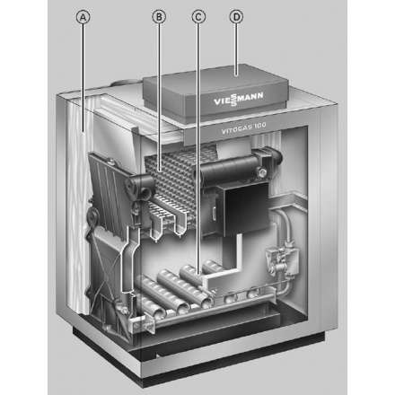 Газовый котел Viessmann Vitogas 100-F 60 в Слуцке