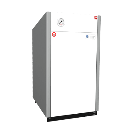 Газовый котел Лемакс КСГВ-12,5Д с ГГУ-15д в Слуцке