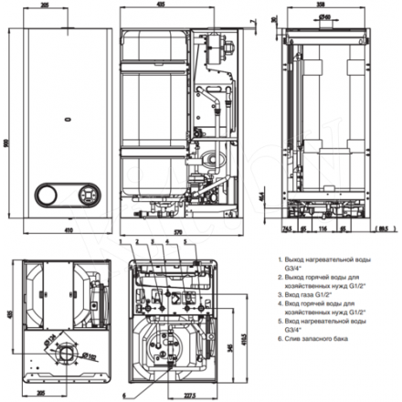 Газовый котел Protherm Тигр 24 KTZ в Слуцке
